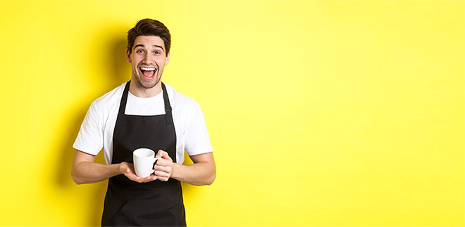 Adam with yellow background